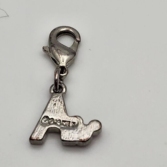 Disney Letter A & Pink Rhinestone Mickey Charm - Picture 2 of 2